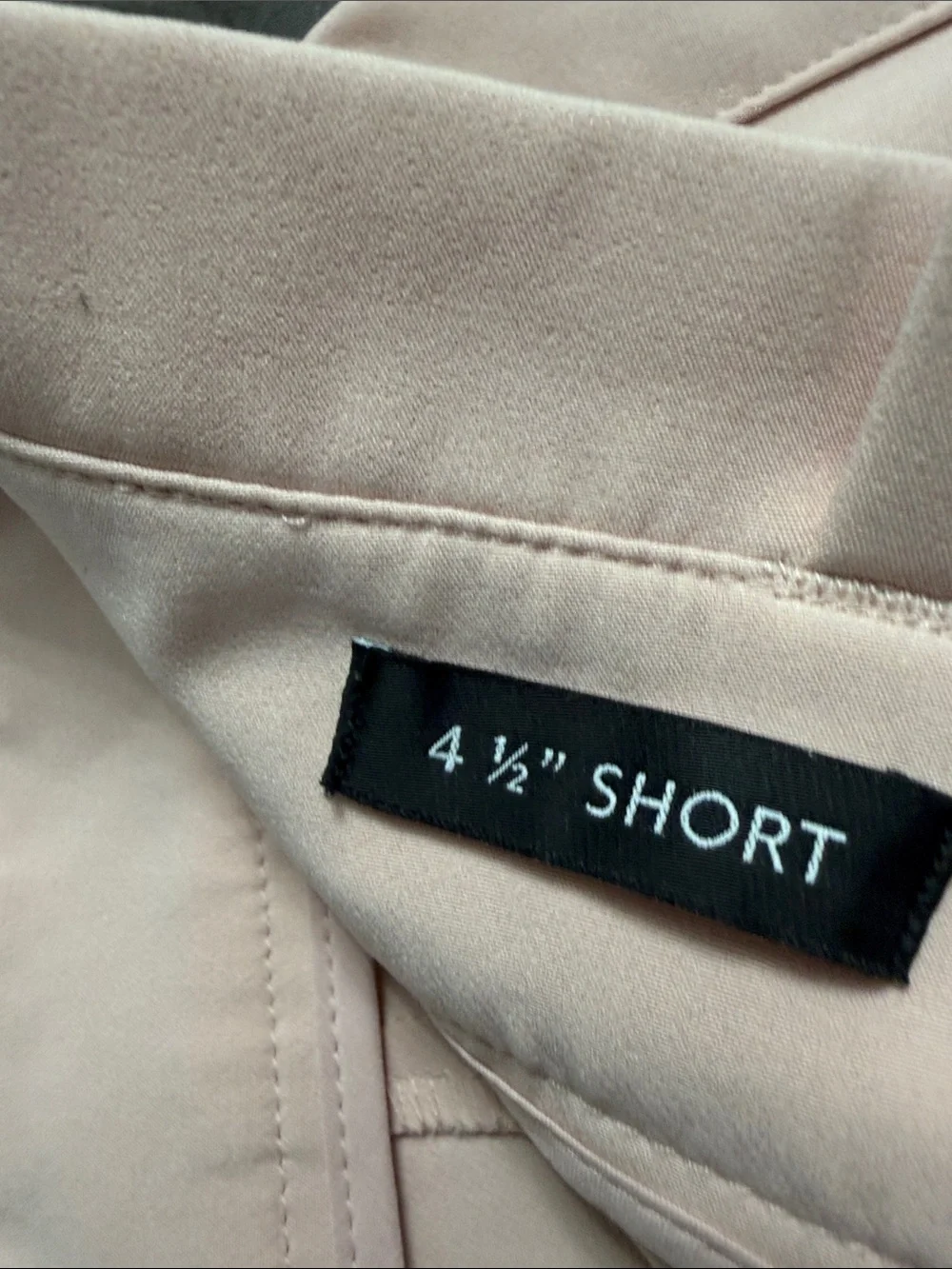 White House Black Market Blush Cream Tailored Shorts